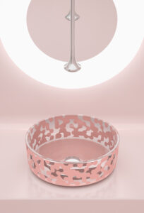 Marea Sink Basin Pink