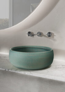 Glass Design Polo Terra Ceramic Basin